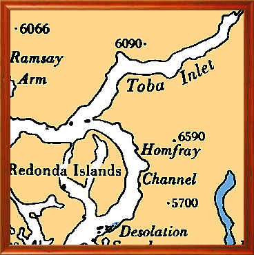 Nautical Miles From/To Toba Inlet